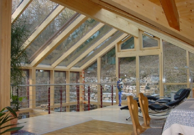 鋁木系列陽光房